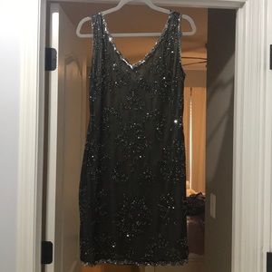 Gorgeous black beaded dress